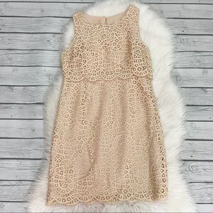 J. Crew Cream Lace Dress